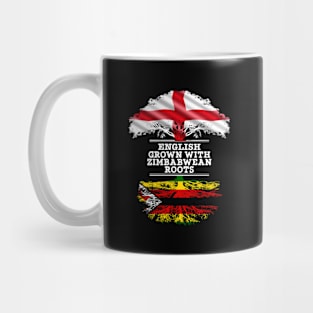 English Grown With Zimbabwean Roots - Gift for Zimbabwean With Roots From Zimbabwe Mug